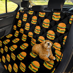 Cute Hamburger Pattern Print Pet Car Back Seat Cover