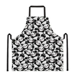 Cute Happy Panda Pattern Print Apron
