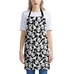 Cute Happy Panda Pattern Print Apron