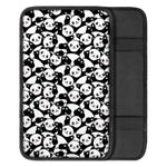 Cute Happy Panda Pattern Print Car Center Console Cover