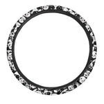 Cute Happy Panda Pattern Print Car Steering Wheel Cover