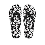 Cute Happy Panda Pattern Print Flip Flops