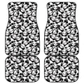 Cute Happy Panda Pattern Print Front and Back Car Floor Mats