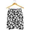Cute Happy Panda Pattern Print Men's Shorts
