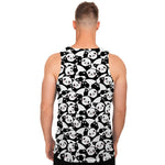 Cute Happy Panda Pattern Print Men's Tank Top