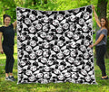 Cute Happy Panda Pattern Print Quilt