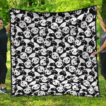 Cute Happy Panda Pattern Print Quilt