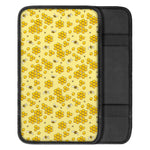 Cute Honey Bee Pattern Print Car Center Console Cover