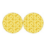 Cute Honey Bee Pattern Print Car Coasters