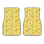 Cute Honey Bee Pattern Print Front Car Floor Mats