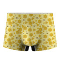Cute Honey Bee Pattern Print Men's Boxer Briefs