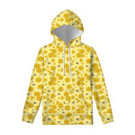 Cute Honey Bee Pattern Print Pullover Hoodie