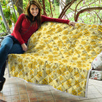 Cute Honey Bee Pattern Print Quilt