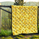 Cute Honey Bee Pattern Print Quilt