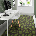 Cute Hop Cone Pattern Print Area Rug