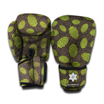 Cute Hop Cone Pattern Print Boxing Gloves