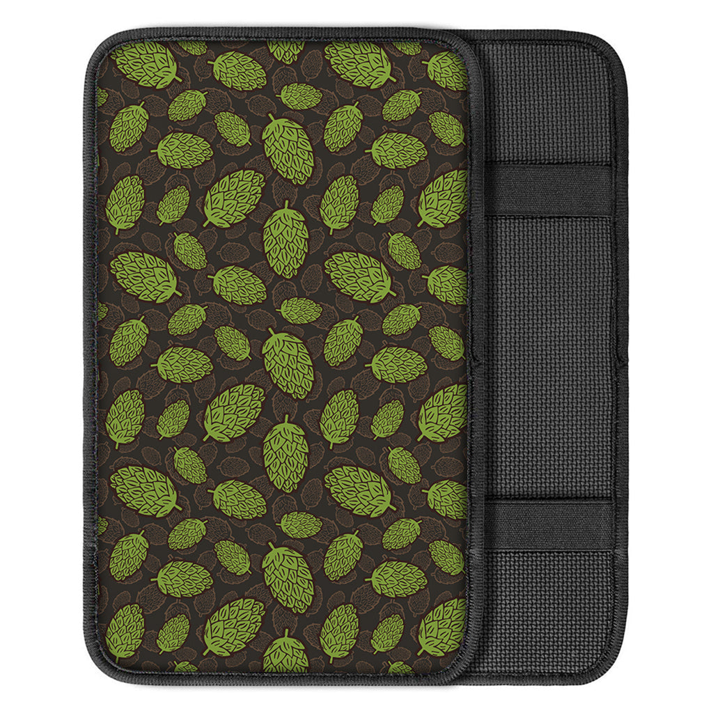 Cute Hop Cone Pattern Print Car Center Console Cover