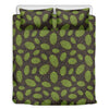 Cute Hop Cone Pattern Print Duvet Cover Bedding Set