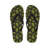 Cute Hop Cone Pattern Print Flip Flops