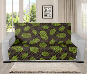 Cute Hop Cone Pattern Print Futon Protector