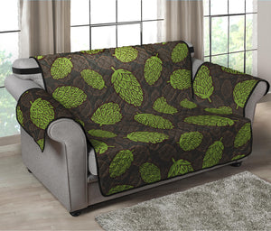 Cute Hop Cone Pattern Print Loveseat Protector