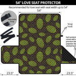 Cute Hop Cone Pattern Print Loveseat Protector