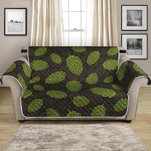 Cute Hop Cone Pattern Print Loveseat Protector