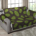 Cute Hop Cone Pattern Print Loveseat Protector