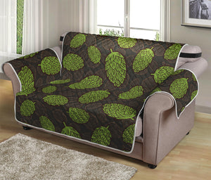 Cute Hop Cone Pattern Print Loveseat Protector