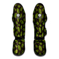 Cute Hop Cone Pattern Print Muay Thai Shin Guards