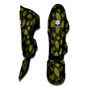 Cute Hop Cone Pattern Print Muay Thai Shin Guard