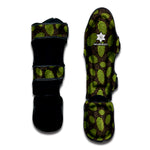 Cute Hop Cone Pattern Print Muay Thai Shin Guard