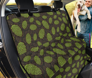 Cute Hop Cone Pattern Print Pet Car Back Seat Cover