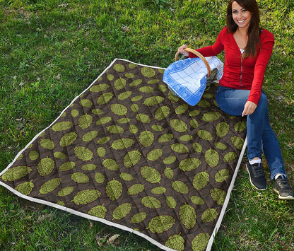 Cute Hop Cone Pattern Print Quilt
