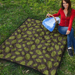 Cute Hop Cone Pattern Print Quilt