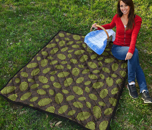 Cute Hop Cone Pattern Print Quilt