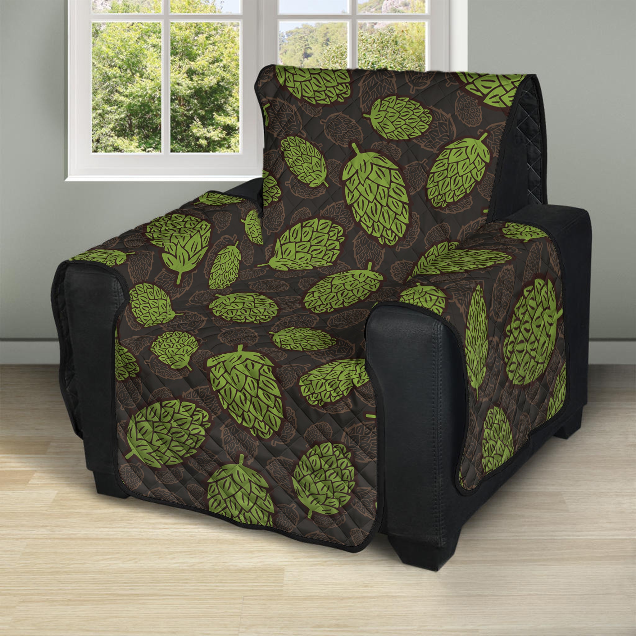 Cute Hop Cone Pattern Print Recliner Protector