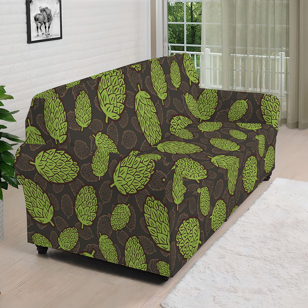 Cute Hop Cone Pattern Print Sofa Cover