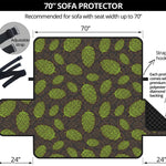 Cute Hop Cone Pattern Print Sofa Protector