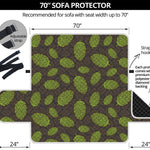 Cute Hop Cone Pattern Print Sofa Protector