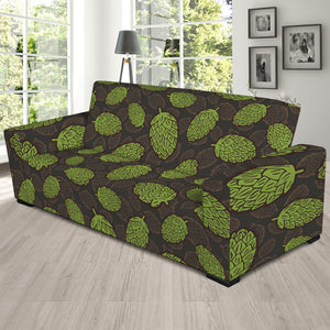 Cute Hop Cone Pattern Print Sofa Slipcover