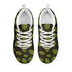 Cute Hop Cone Pattern Print White Sneakers