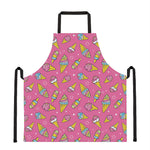 Cute Ice Cream Pattern Print Apron