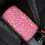 Cute Ice Cream Pattern Print Car Center Console Cover