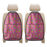 Cute Ice Cream Pattern Print Car Seat Organizers