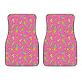 Cute Ice Cream Pattern Print Front Car Floor Mats