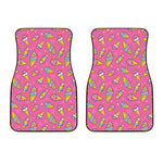 Cute Ice Cream Pattern Print Front Car Floor Mats
