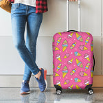 Cute Ice Cream Pattern Print Luggage Cover