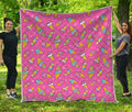 Cute Ice Cream Pattern Print Quilt