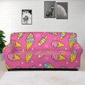 Cute Ice Cream Pattern Print Sofa Cover